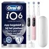 Oral-B iO 6 Wit & Roze Duo Elektrische Tandenborstels