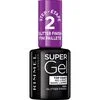 Rimmel London SuperGel Nagellak 002 Top Coat Glitter Effect 12 ML