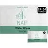 Naïf Plasticvrije Water Billendoekjes 24x54 stuks