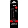 Grixx Headphone In-ear Mic Black