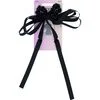 Zenner Mini Scrunchie Strik Zwart