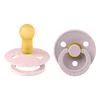 BIBS Colour Fopspeen Rond Latex Maat 2 Blossom/Dusky Lilac 2 stuks