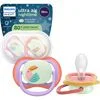 Philips Avent Fopspeen Ultra Air Night 18M+ SCF376/33 2 stuks