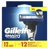 Gillette Mach3 Turbo Navulmesjes 12 stuks