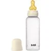 BIBS Babyfles Medium Flow Latex Ivory incl. opvouwbaar trechtertje 270 ML