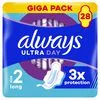 Always Maandverband Ultra Day Long Wings Giga Pack 28 stuks