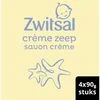 Zwitsal Crème Zeep 4x90 gram