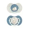 Difrax LOVI Dynamic Fopspeen 18M+ Night & Day Boy 2 stuks