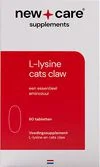 New Care L-Lysine Cats Claw Tabletten 60 stuks