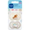 MAM Original Fopspeen 6-16 Maanden Beige 2 stuks