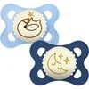 MAM Original Fopspeen Night 0-6 Maanden Blauw 2 stuks 