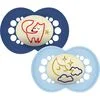 MAM Original Fopspeen Night 6-16 Maanden Blauw 2 stuks 