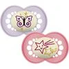 MAM Original Fopspeen Night  6-16 maanden Roze 2 stuks 