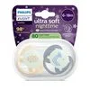 Philips Avent Fopspeen Ultra Soft Nighttime 6-18M SCF094/03 2 stuks