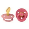 BIBS Colour Fopspeen Anatomisch Latex Maat 2 Dusty Pink/Coral 2 stuks