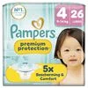 Pampers Premium Protection Luiers Maat 4 9-14 kg 26 stuks