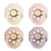 BIBS Boheme Fopspeen Rond Latex Maat 2 Ivory/Blush/Blossom/Lila 4 stuks
