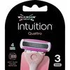 Wilkinson Sword Intuition Quattro for Women Navulmesjes 3 stuks
