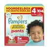 Pampers Premium Protection Pants Voordeelbox Luierbroekjes Maat 4 9-15 kg 104 stuks + 10 gratis billendoekjes