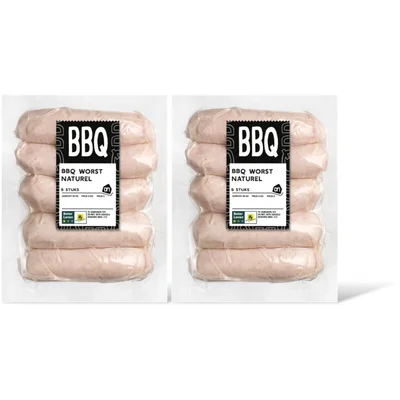 AH BBQ worst naturel 2-pack