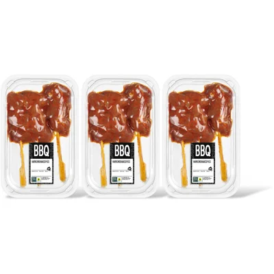 AH BBQ varkenshaasspies 3-pack