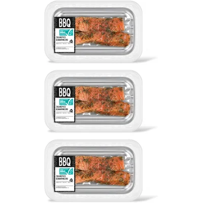 AH BBQ zalmspies gemarineerd 3-pack