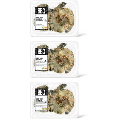 AH BBQ black tiger garnalen knoflook 3-pack