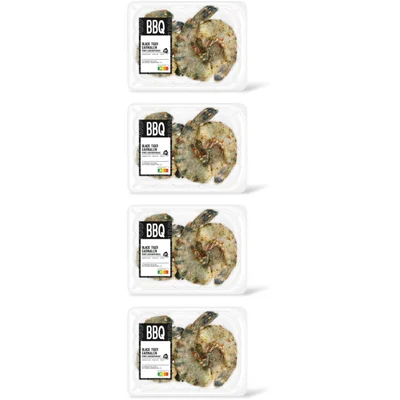 AH BBQ black tiger garnalen knoflook 4-pack