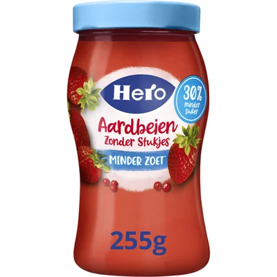 Hero Aardbeien zonder stukjes minder zoet