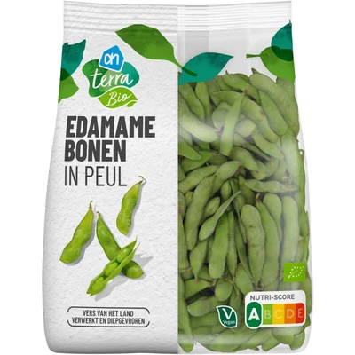 AH Terra Biologische edamame bonen in peul