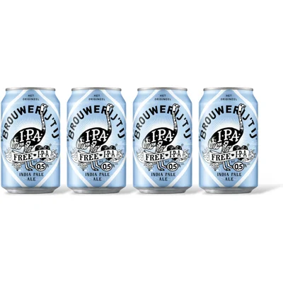 Brouwerij 't IJ Brouwerij 't IJ Free IPA 0.5% 4-pack