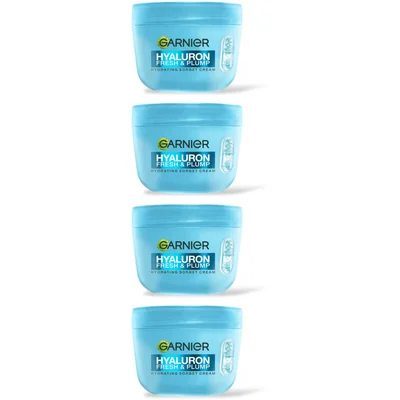 Garnier Hyaluron fresh & plump sorbet cream 4pck