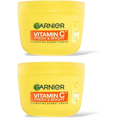 Garnier Vit c fresh/bright sorbet cream 2pk