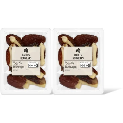 AH Dadels roomkaas 2-pack