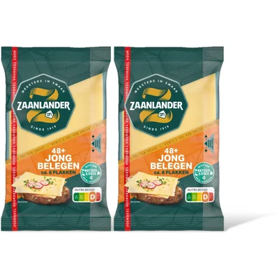 AH Zaanlander Jong belegen 48+ plakken voordeel 2-pack