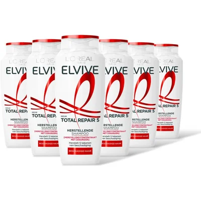 L'Oréal Paris Elvive Total repair 5 shampoo 6-pack