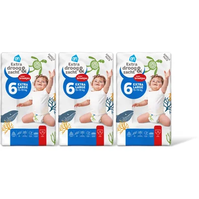 AH Extra droog en zacht pants maat 6 3-pack