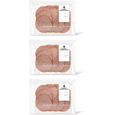 AH Gelderse gekookte worst 3 pack.