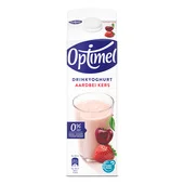 Optimel Drinkyoghurt aardbei kers 0%