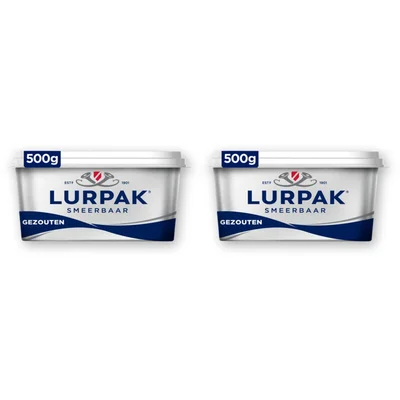 Lurpak Smeerbaar gezouten 2-pack