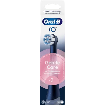 Oral-B iO Gentle Care Zwart, Originele vervangende ronde opzetborstels, 2