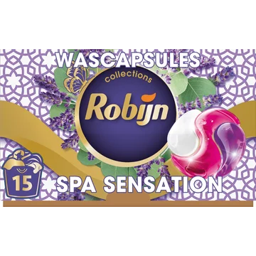Robijn Collections 3-in-1 Wascapsules Color Spa Sensation 15 wasbeurten
