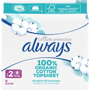 Always Always Cotton Protection Long Maandverband