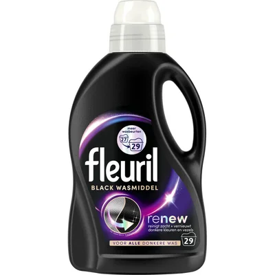 Fleuril Renew black & fiber vloeibaar wasmiddel