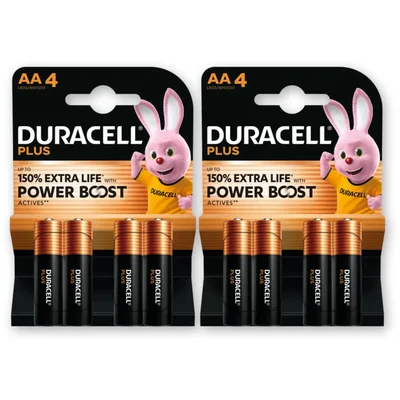 Duracell Plus AA-alkaline batterijen MN1500 2-pck