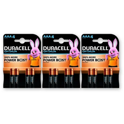 Duracell Optimum AAA batterijen 3-pack