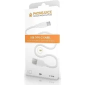 Phonejuice USB-C kabel 1 meter wit