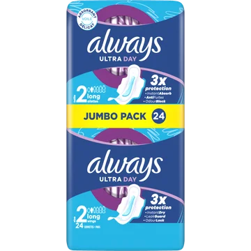 Always Ultra Dag Maandverbanden Long (Maat 2)