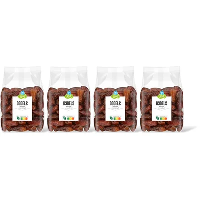 AH Biologisch Dadels gedroogd zonder pit 4-pack