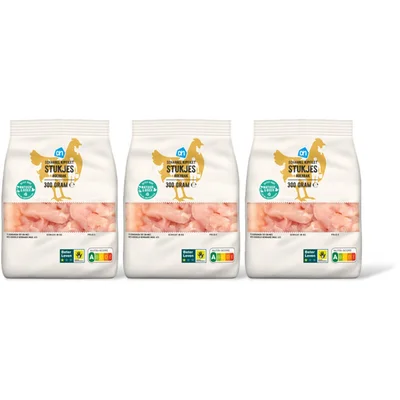 AH Scharrel kipfilet stukjes roerbak 3 pack